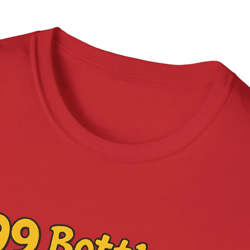 Unisex Soft-style T-Shirt - "99 bottles of beer on the wall"