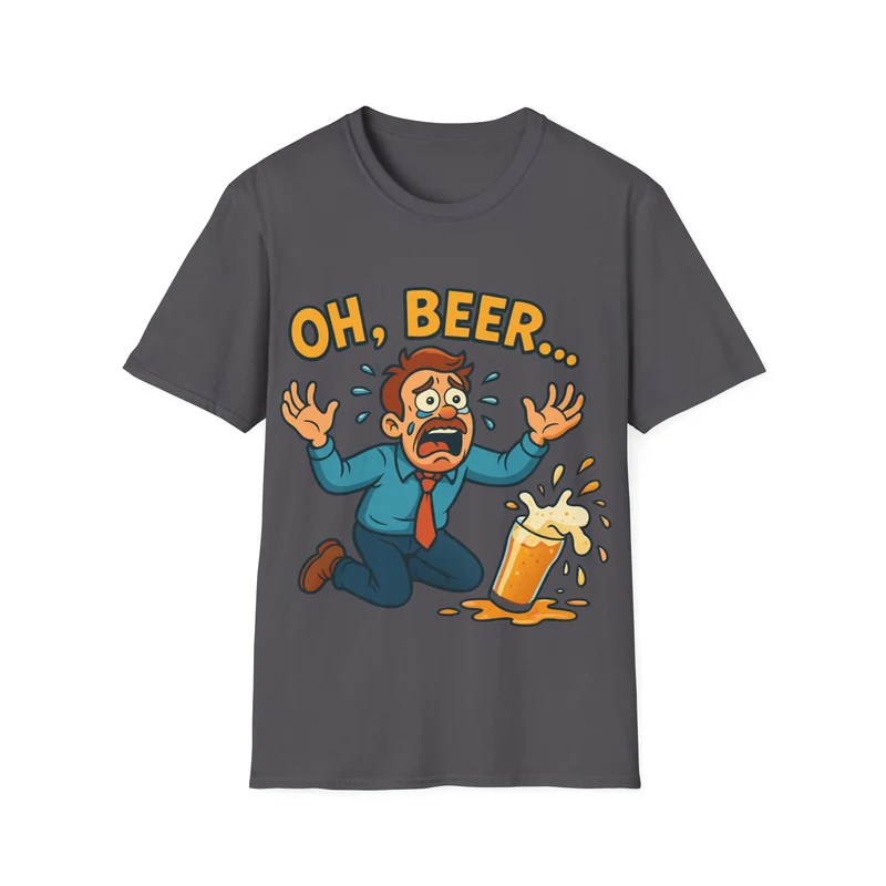 Unisex Softstyle T-Shirt - "Oh, beer..."