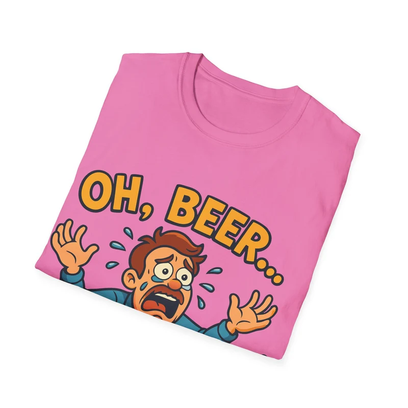 Unisex Softstyle T-Shirt - "Oh, beer..."