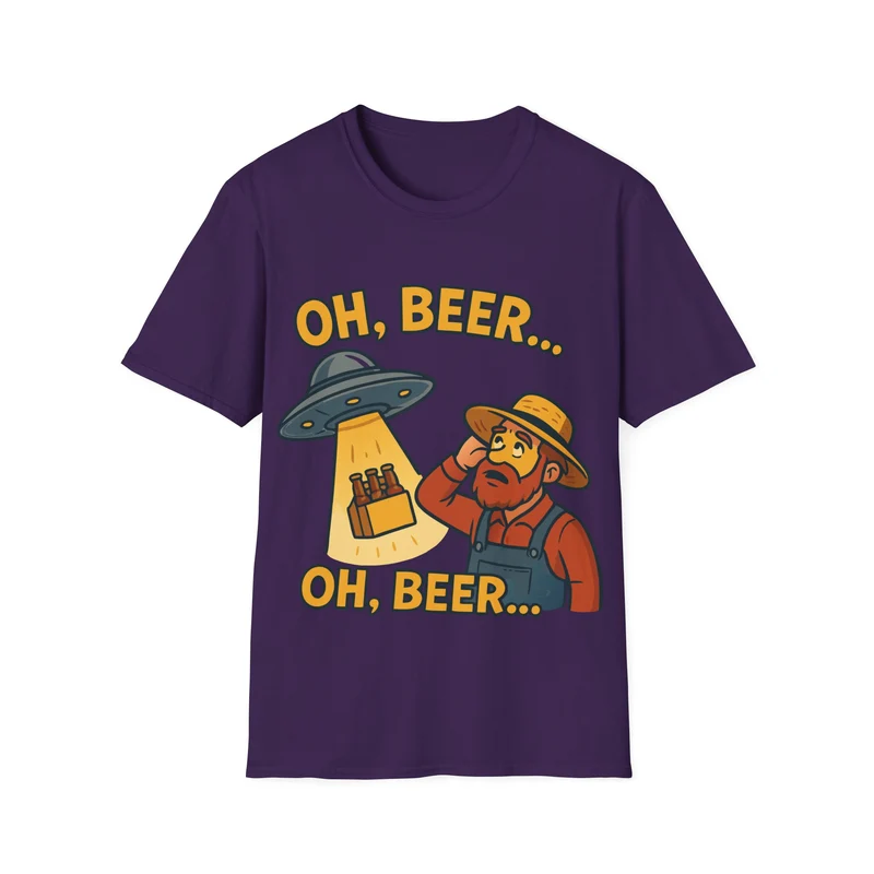Unisex soft-style T-Shirt - "Oh, Beer... Oh beer..."