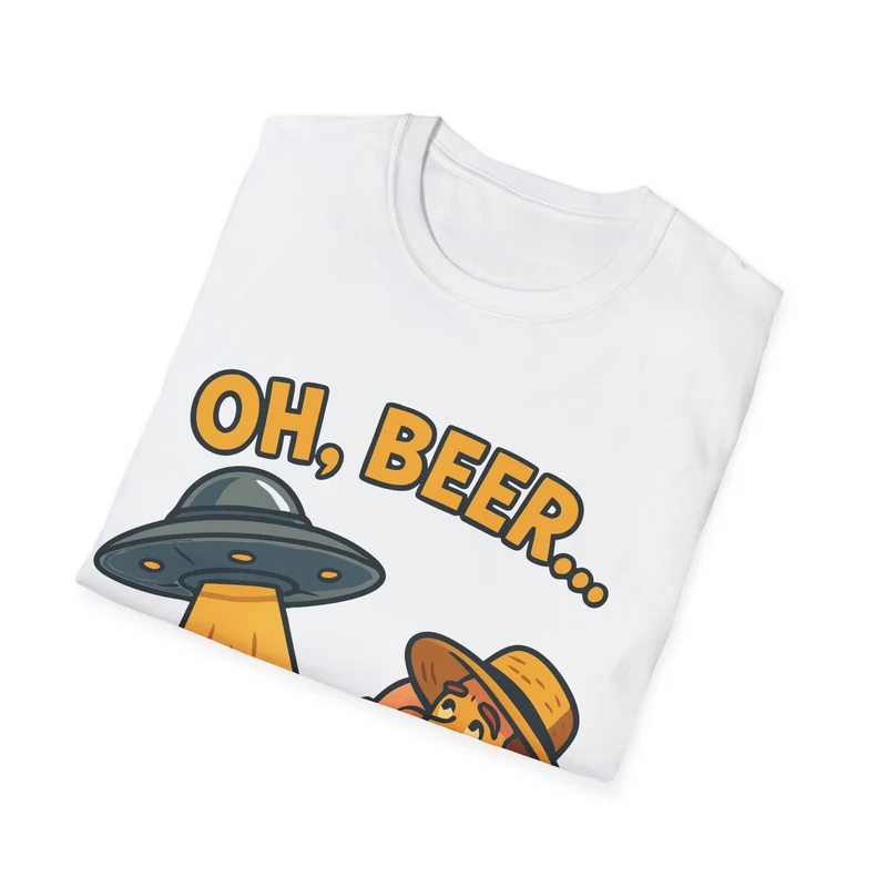 Unisex soft-style T-Shirt - "Oh, Beer... Oh beer..."