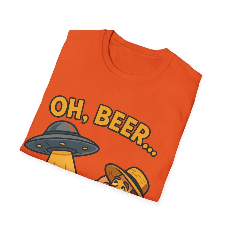 Unisex soft-style T-Shirt - "Oh, Beer... Oh beer..."