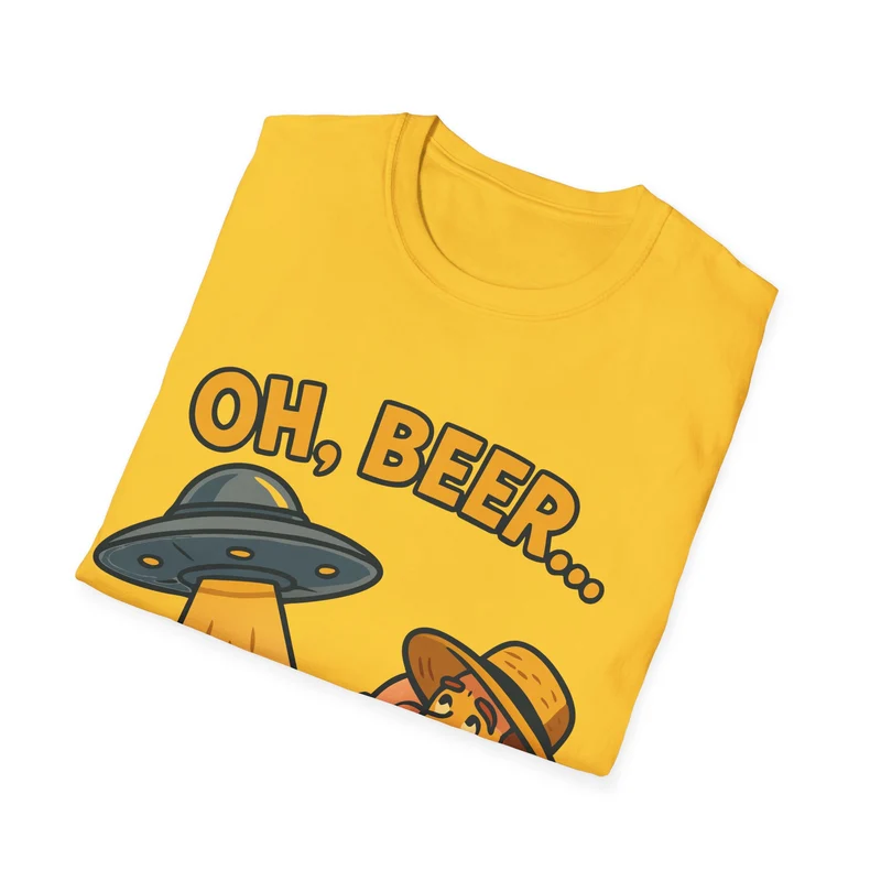 Unisex soft-style T-Shirt - "Oh, Beer... Oh beer..."