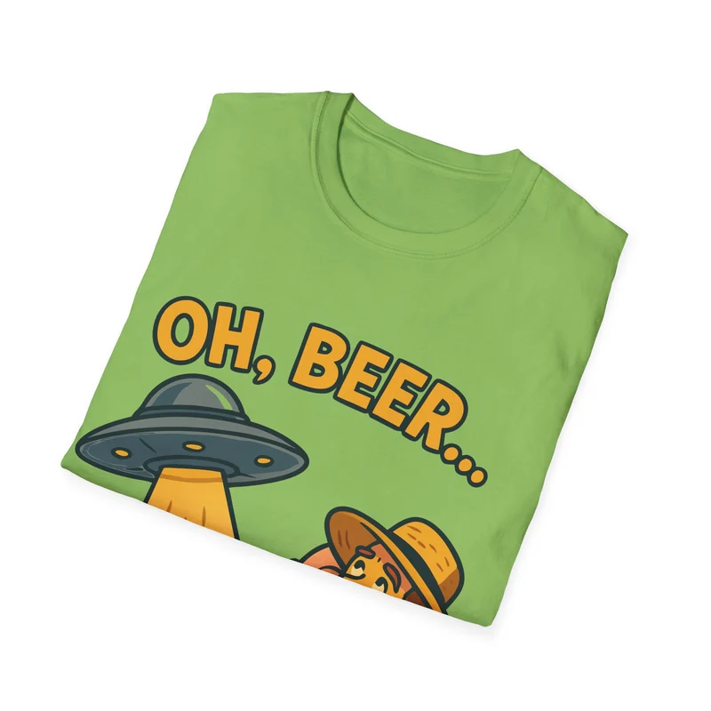 Unisex soft-style T-Shirt - "Oh, Beer... Oh beer..."