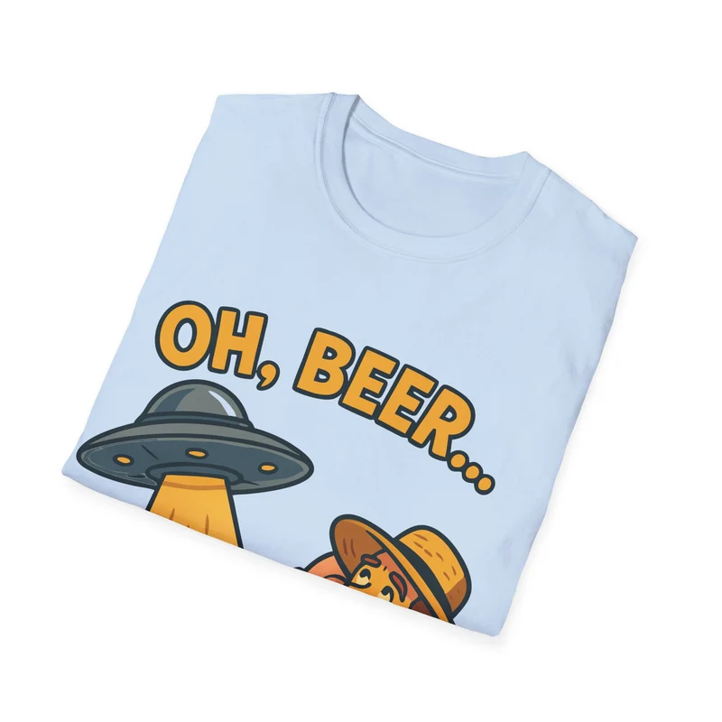 Unisex soft-style T-Shirt - "Oh, Beer... Oh beer..."