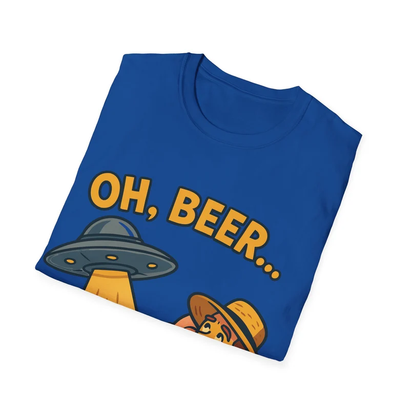 Unisex soft-style T-Shirt - "Oh, Beer... Oh beer..."