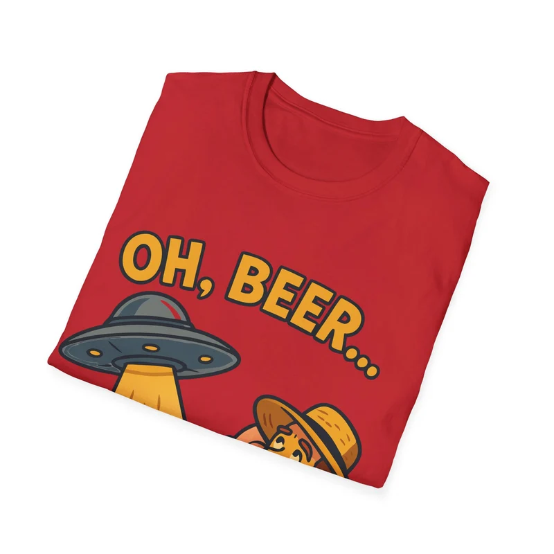 Unisex soft-style T-Shirt - "Oh, Beer... Oh beer..."