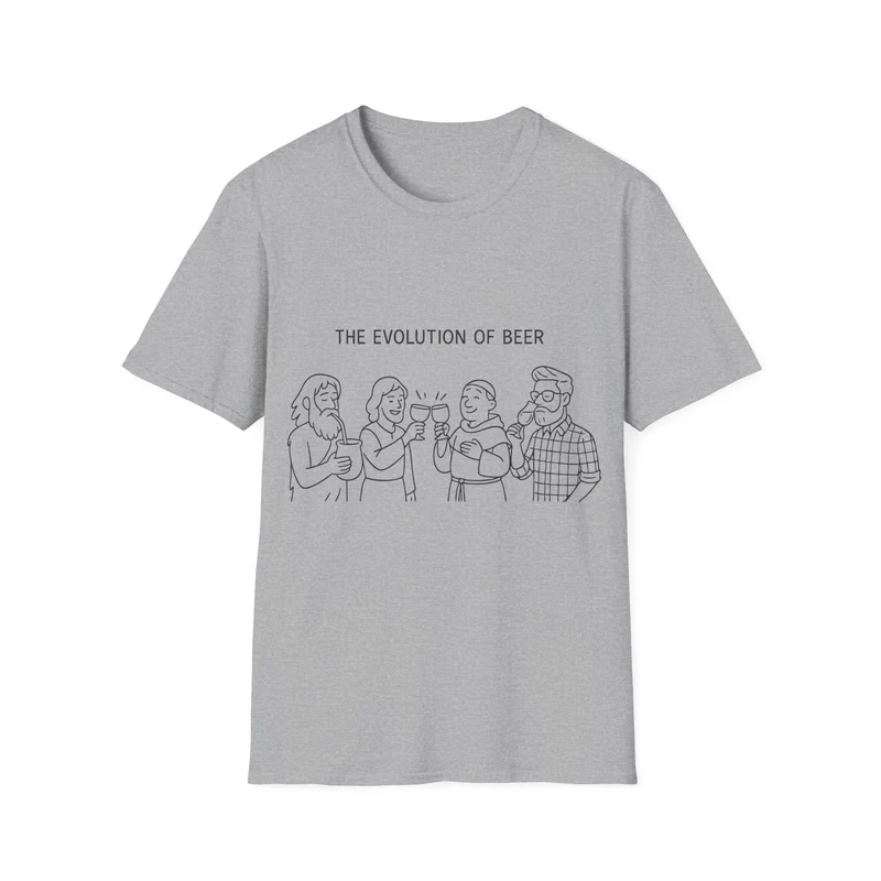 Unisex Softstyle T-Shirt - The evolution of beer