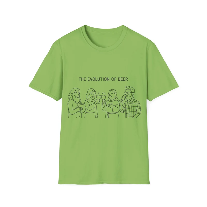 Unisex Softstyle T-Shirt - The evolution of beer