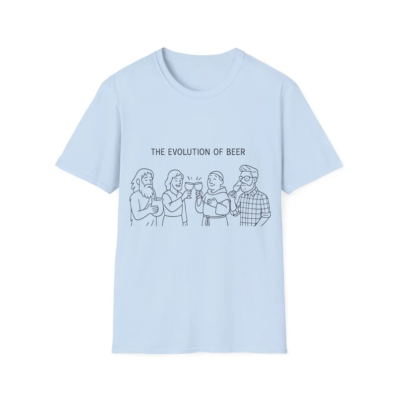 Unisex Softstyle T-Shirt - The evolution of beer