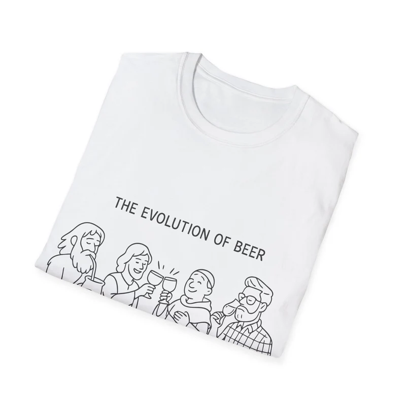 Unisex Softstyle T-Shirt - The evolution of beer