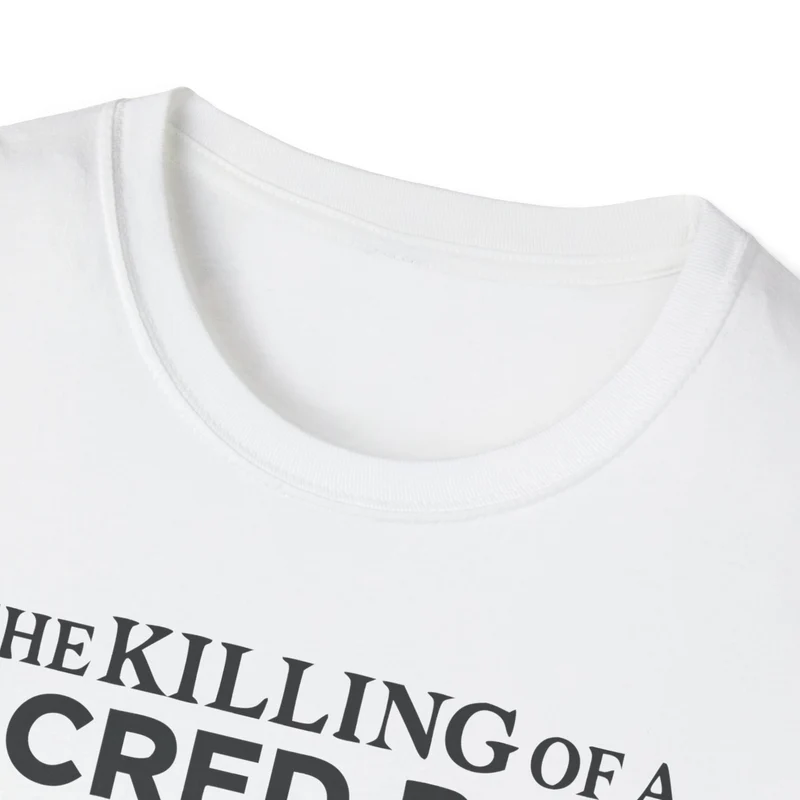 Unisex soft-style T-Shirt - 'The Killing of a Sacred Beer'
