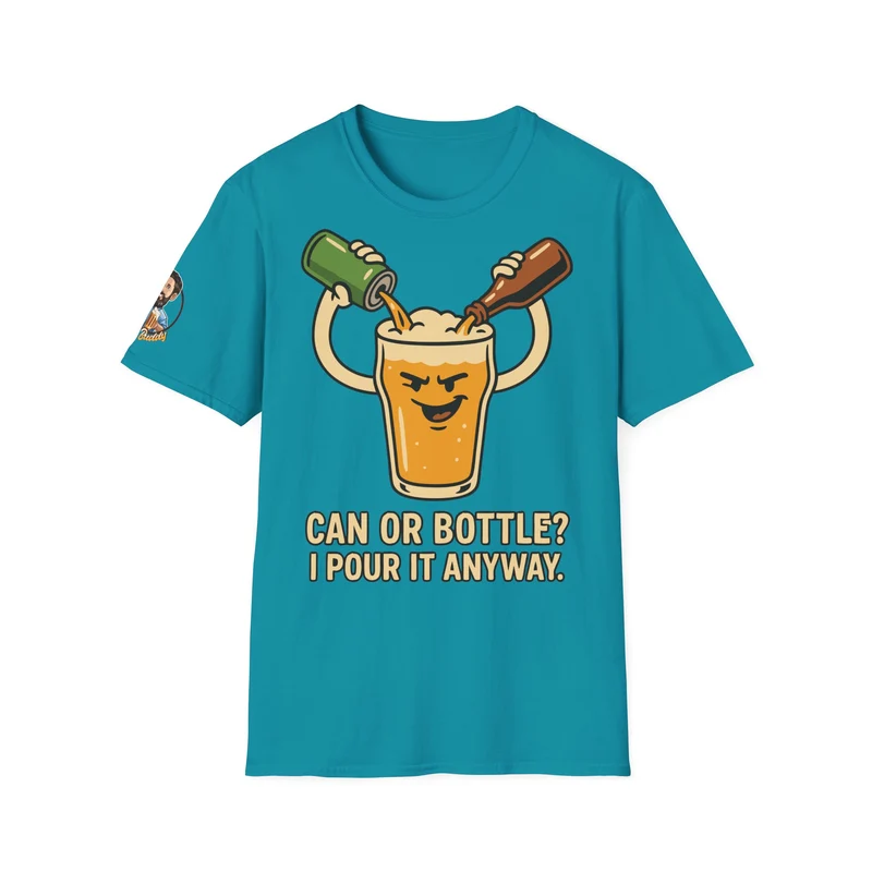 Unisex Soft-Style T-Shirt - Bottle or Can?