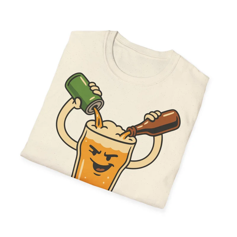 Unisex Soft-Style T-Shirt - Bottle or Can?