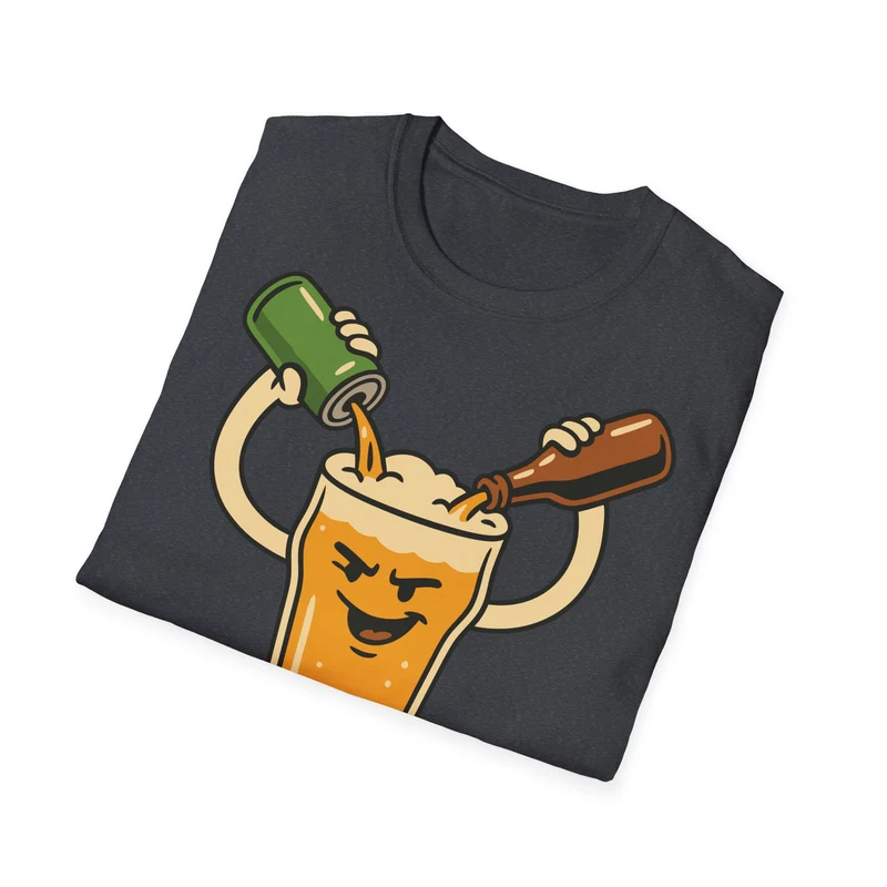 Unisex Soft-Style T-Shirt - Bottle or Can?
