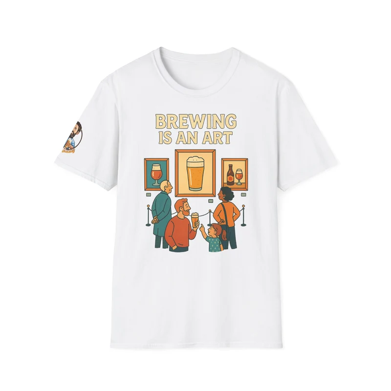 Unisex Softstyle T-Shirt - Brewing is an art