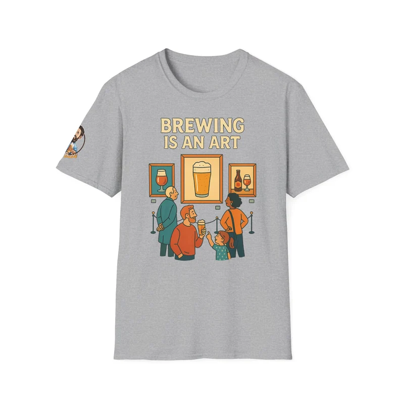 Unisex Softstyle T-Shirt - Brewing is an art