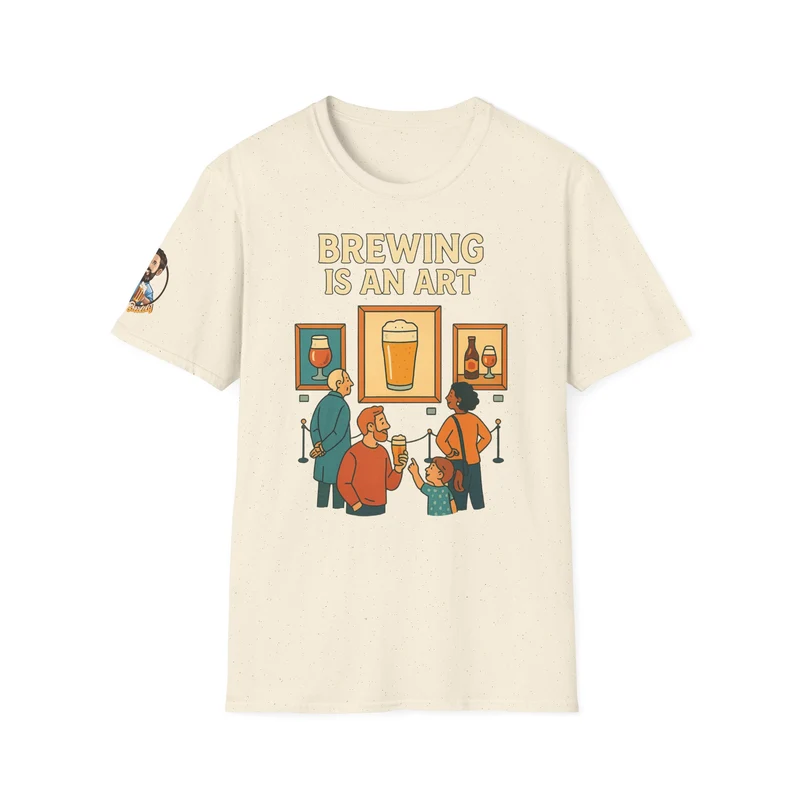 Unisex Softstyle T-Shirt - Brewing is an art