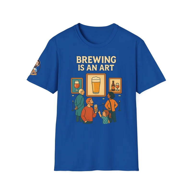 Unisex Softstyle T-Shirt - Brewing is an art