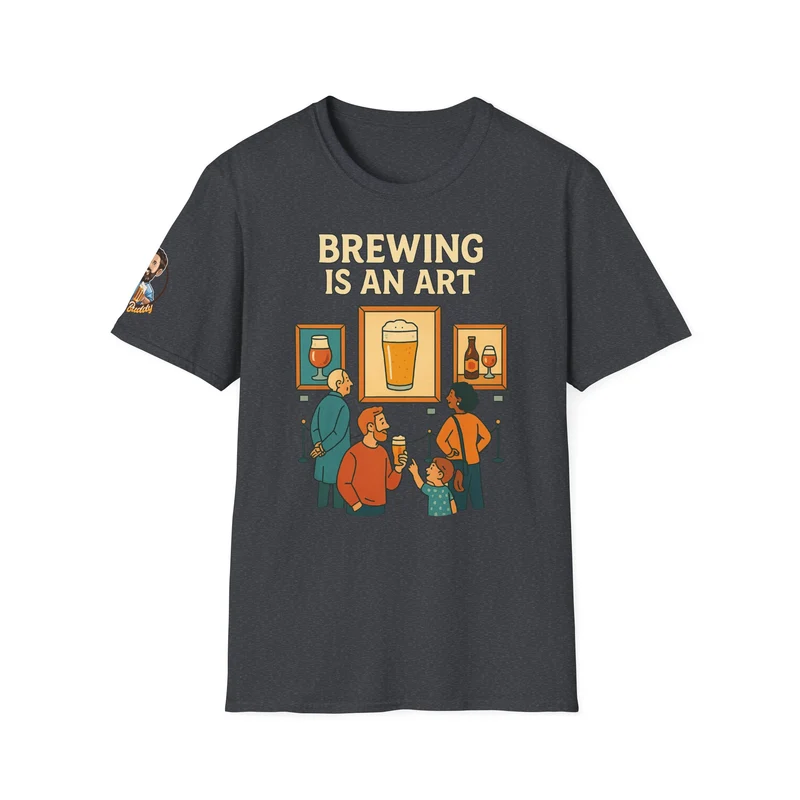 Unisex Softstyle T-Shirt - Brewing is an art