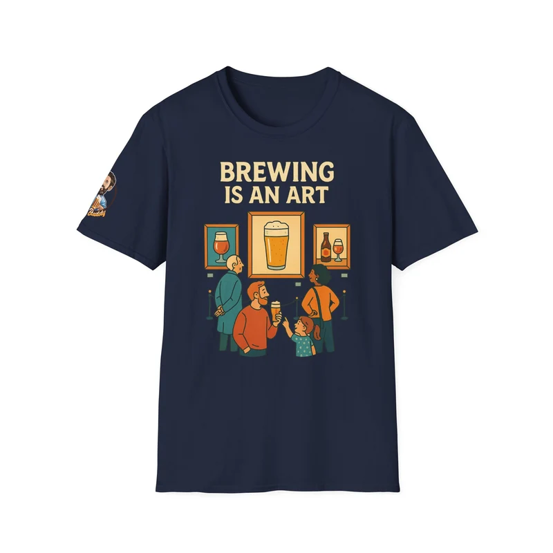 Unisex Softstyle T-Shirt - Brewing is an art