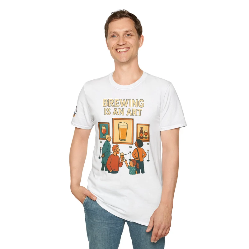 Unisex Softstyle T-Shirt - Brewing is an art