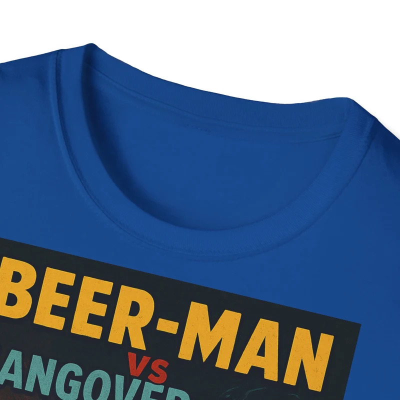 Unisex Softstyle T-Shirt - Beer-Man vs Hang-Over Man
