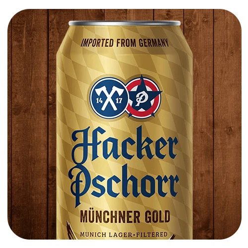 Hacker-Pschorr Munchner Gold - Lata 500 ml