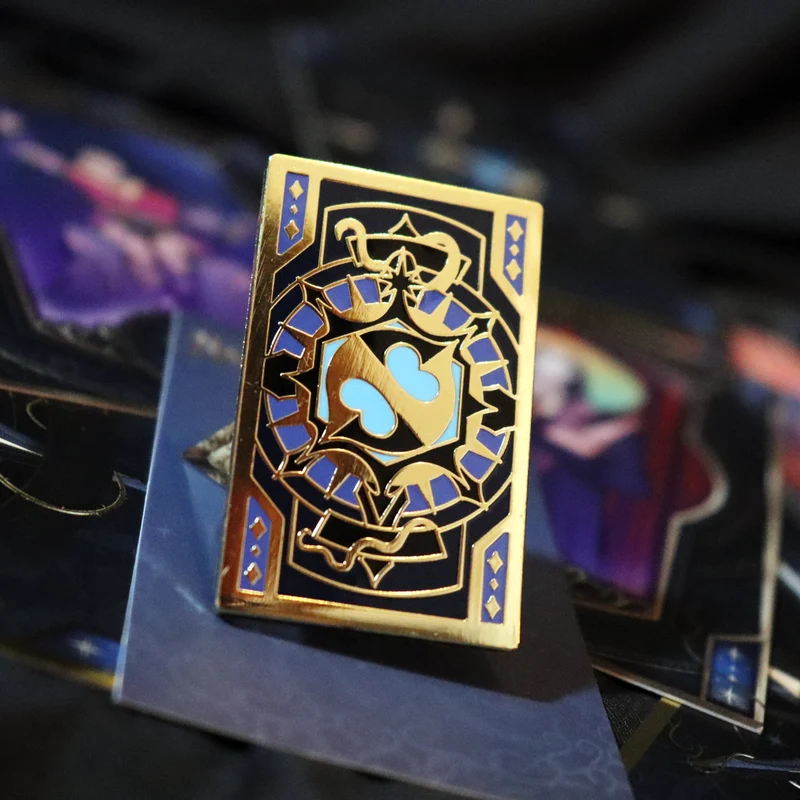 Deck of Many Friends Pin Badge