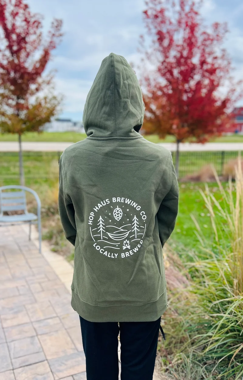 Olive camping sweatshirt
