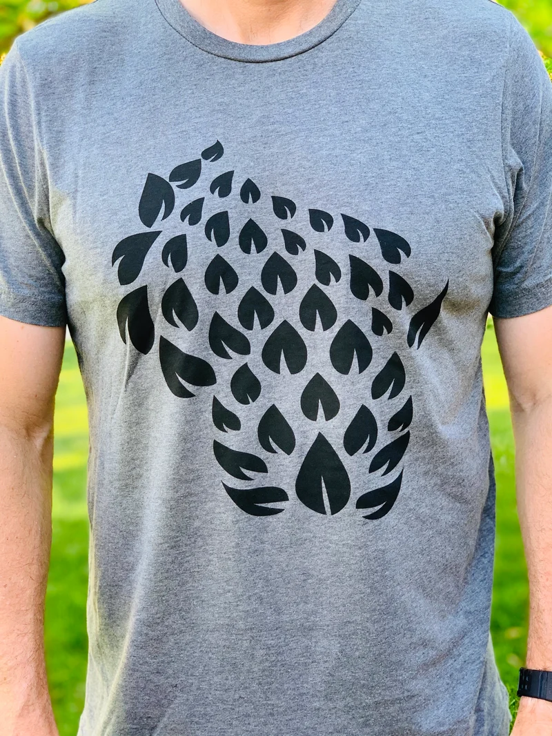 Grey Wisco-Hop shirt