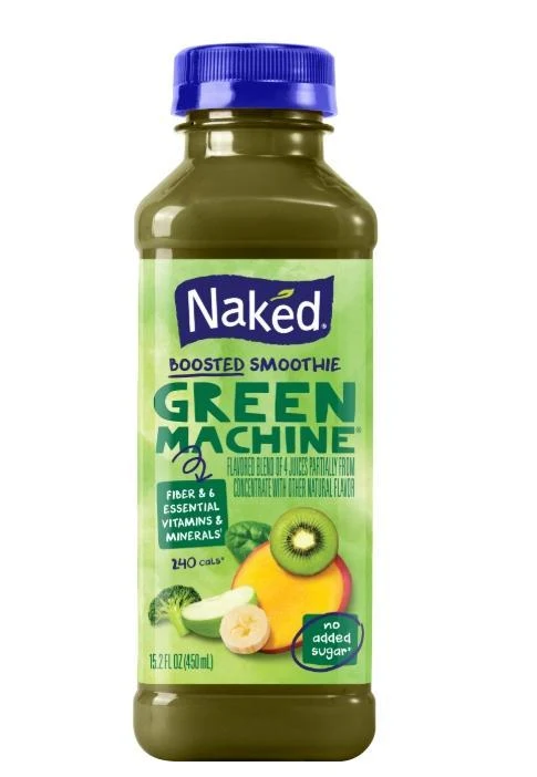 NA Naked Boosted Juice Smoothie 450ml Green Machine