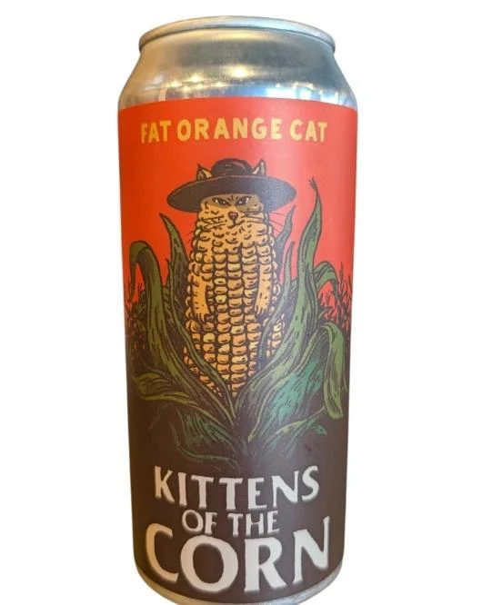 Beer Fat Orange Cat Brew Co 4pk Kittens of the Corn IIPA