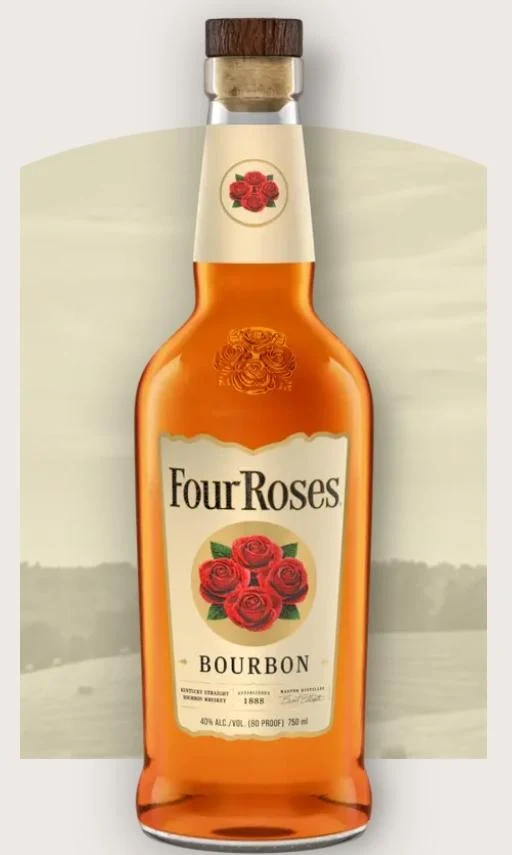 Bourbon Four Roses 750ml Yellow label