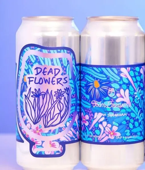 Beer Foam Brewers 4pk Dead Flowers IPA