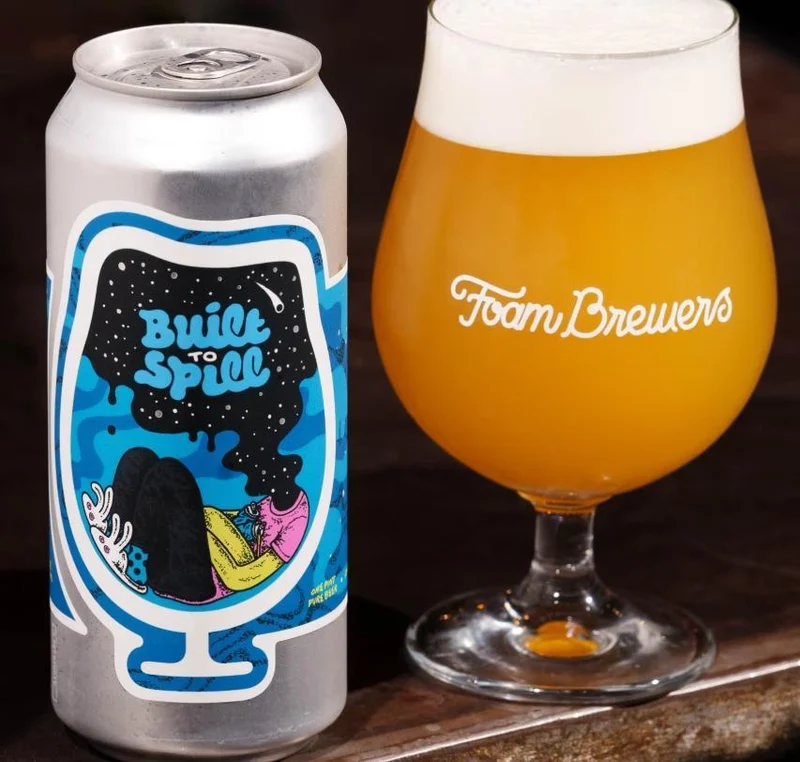 Beer Foam Brewers 4pk Built to Spill IIPA