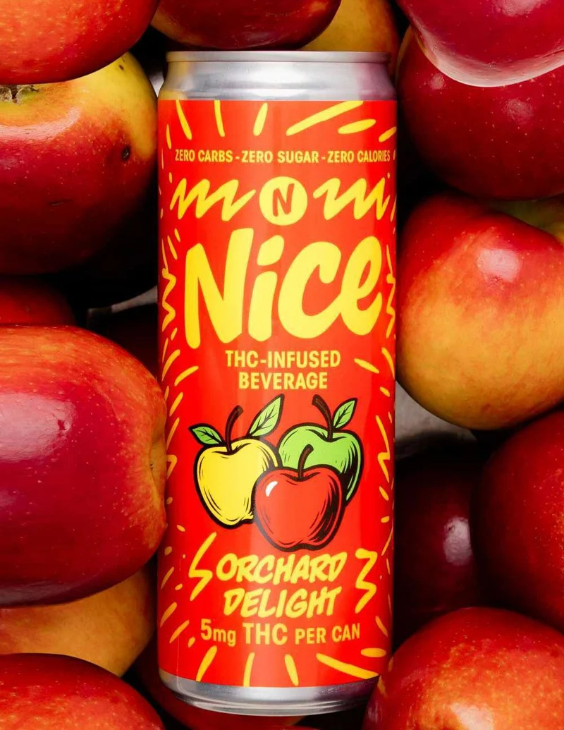 THC RI SINGLE Nice Beverage Co. Orchard Delight 5mg