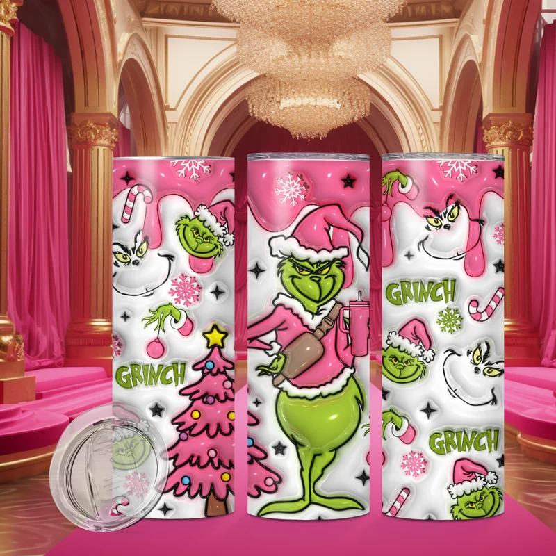 Tumbler pink grinch!