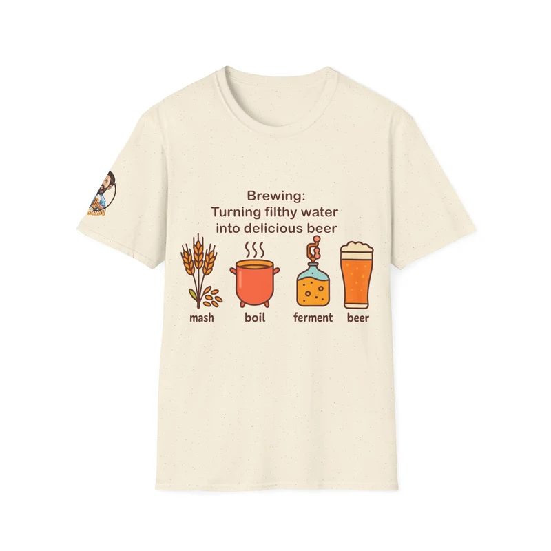 Unisex Softstyle T-Shirt – Brewing Process