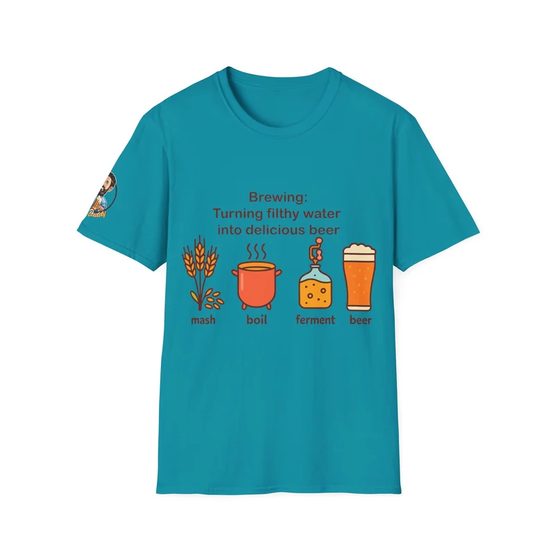 Unisex Softstyle T-Shirt – Brewing Process