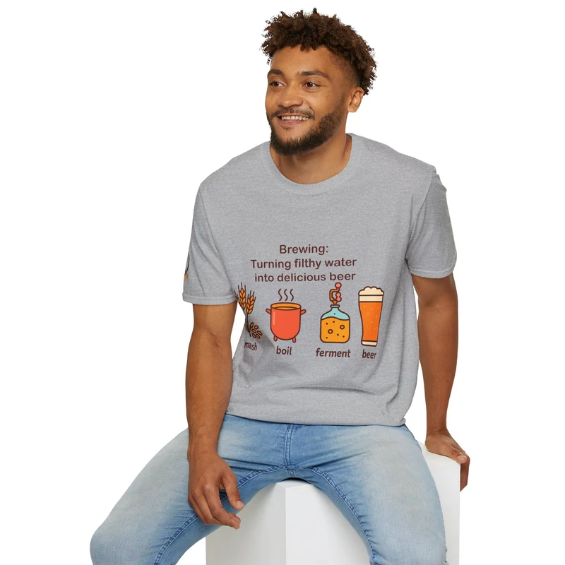 Unisex Softstyle T-Shirt – Brewing Process