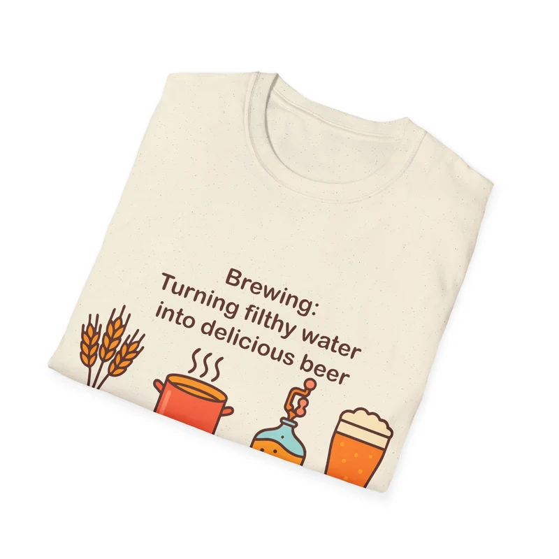 Unisex Softstyle T-Shirt – Brewing Process