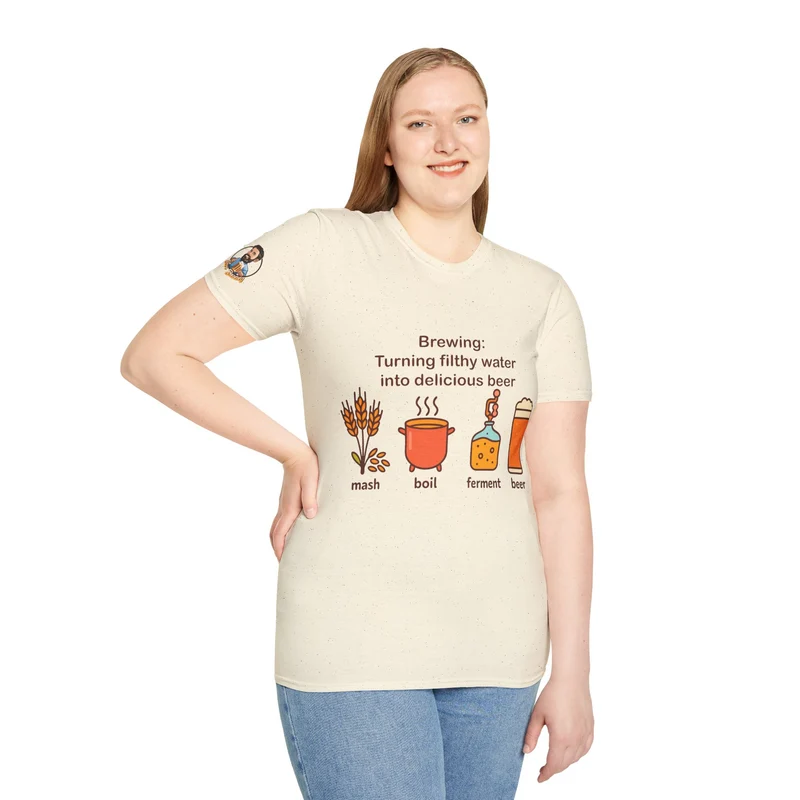 Unisex Softstyle T-Shirt – Brewing Process