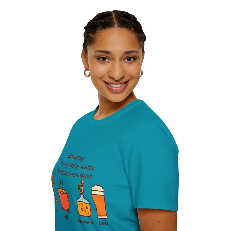 Unisex Softstyle T-Shirt – Brewing Process