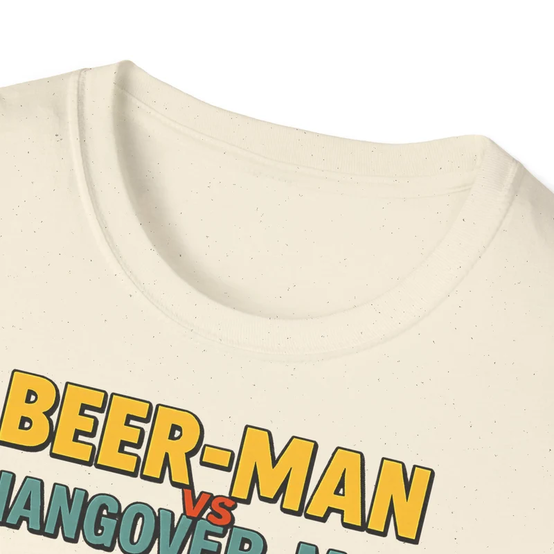 Unisex Softstyle T-Shirt - Beer-Man vs Hangover Man