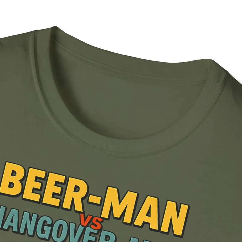 Unisex Softstyle T-Shirt - Beer-Man vs Hangover Man