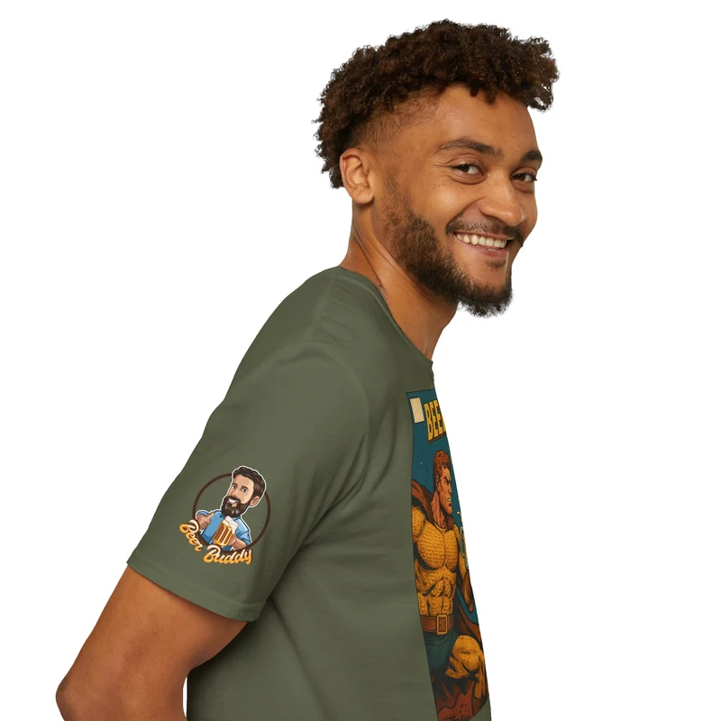 Unisex Softstyle T-Shirt - Beer-Man vs. Hangover Man Cover Style