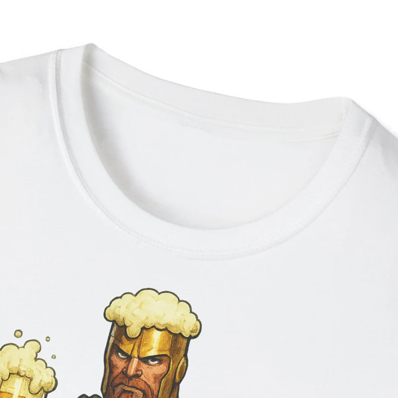 Unisex Softstyle T-Shirt - Beer-Man Superhero