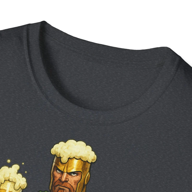 Unisex Softstyle T-Shirt - Beer-Man Superhero