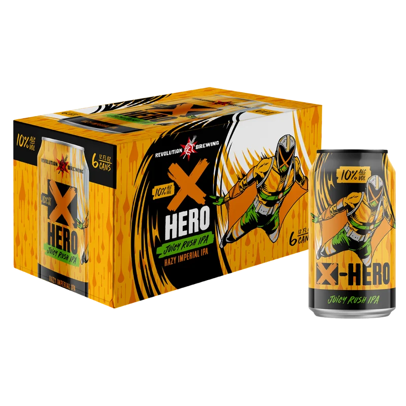 X Hero Juicy Rush (6-pack)